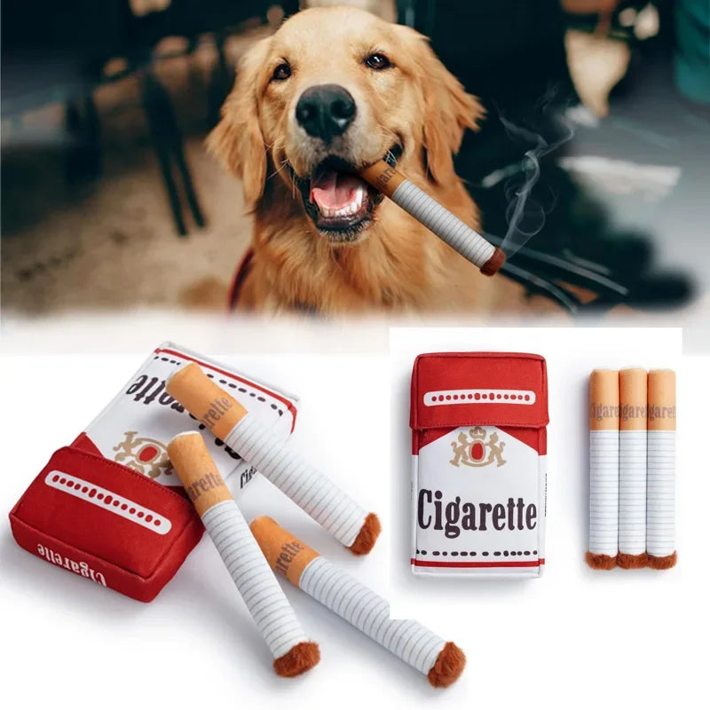 Large Dog Toys for Indestructible Dogs Interactive Dog Toy Training Aids Fake Cigarettes Puppy Accessories Bite Pet Supplies