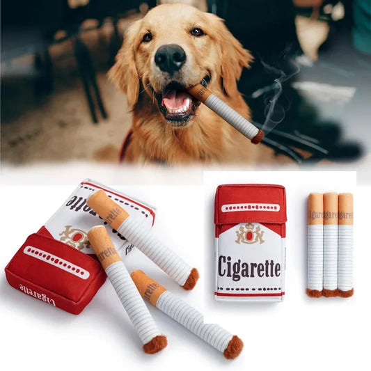 Large Dog Toys for Indestructible Dogs Interactive Dog Toy Training Aids Fake Cigarettes Puppy Accessories Bite Pet Supplies