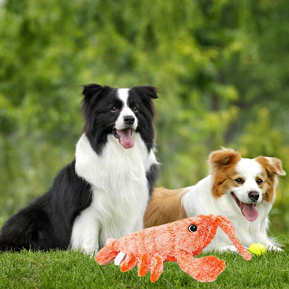 Floppy Lobster Interactive Dog Toy Moving Puppy Chew Toys Interactive Dog Toys To Keep Them Busy for Small Medium Large Dogs