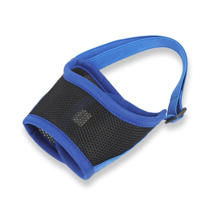 Dog Muzzle Puppy and Large Anti Barking Adjustable Anti-biting Mesh Breathable Soft Pet Mouth Cover Straps For Dog Supplies