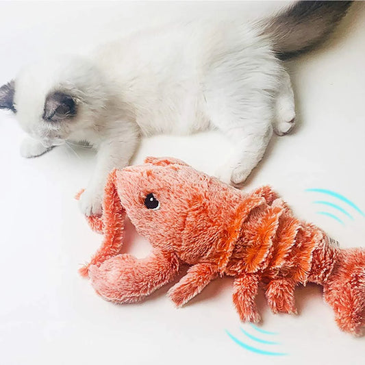 Floppy Lobster Interactive Dog Toy Moving Puppy Chew Toys Interactive Dog Toys To Keep Them Busy for Small Medium Large Dogs